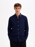 The Navy Oxford Shirt