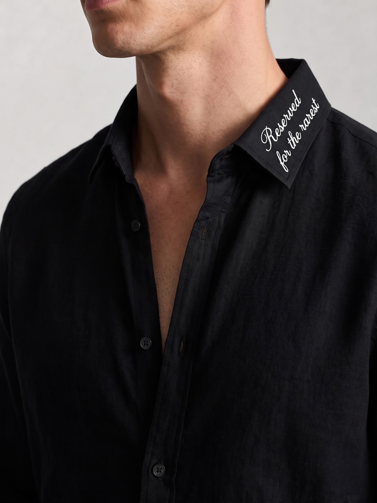 The Black Oxford Shirt