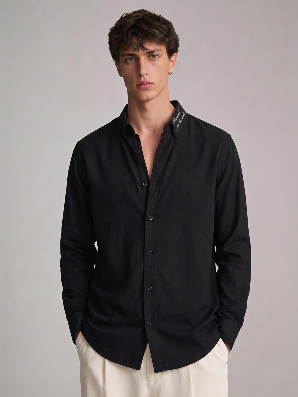 The Black Oxford Shirt