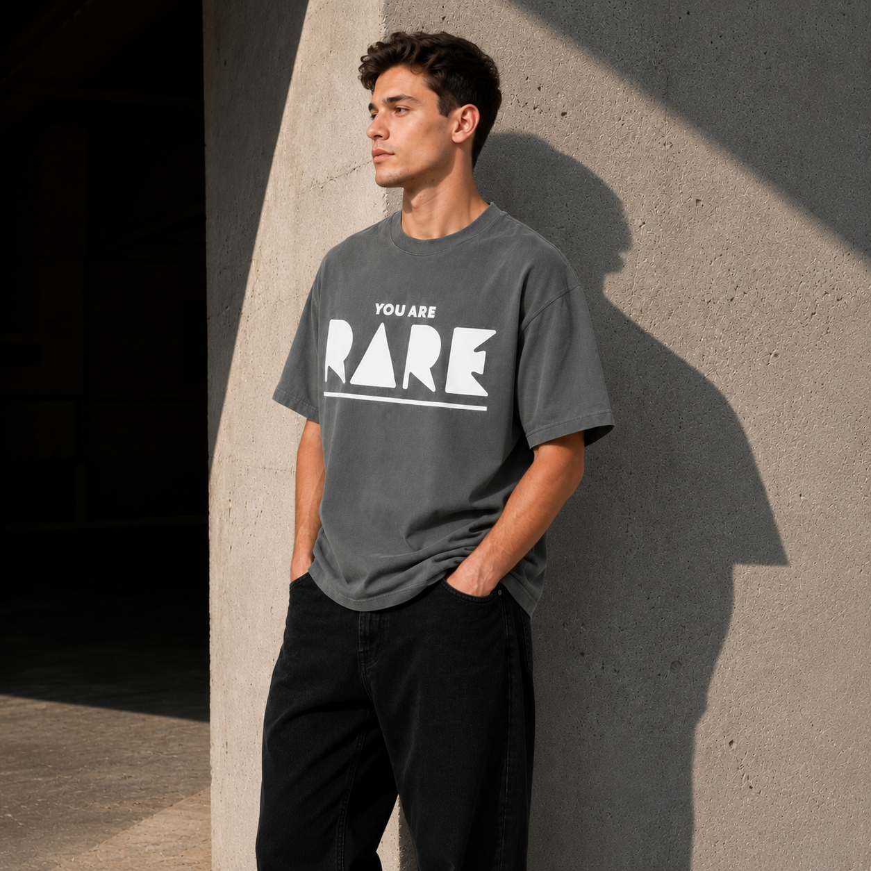 (Unisex) The Silent Tee | 240 GSM Oversized T-Shirt