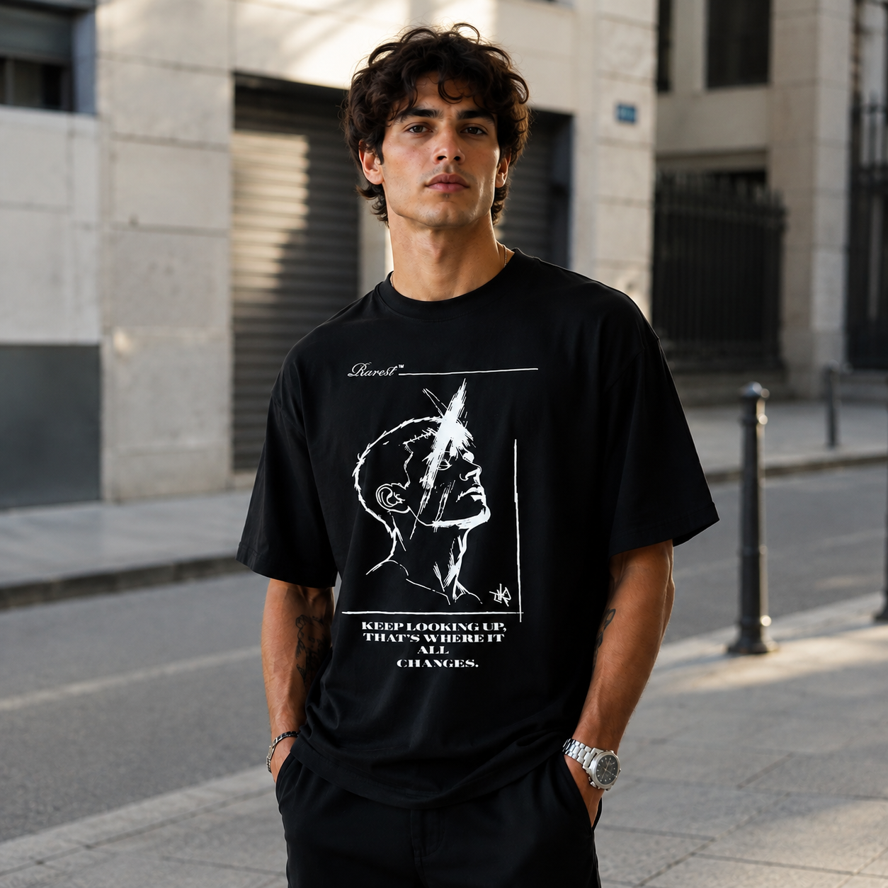 (Unisex) The Statement Oversized Tee | 240 GSM Oversized T-Shirt