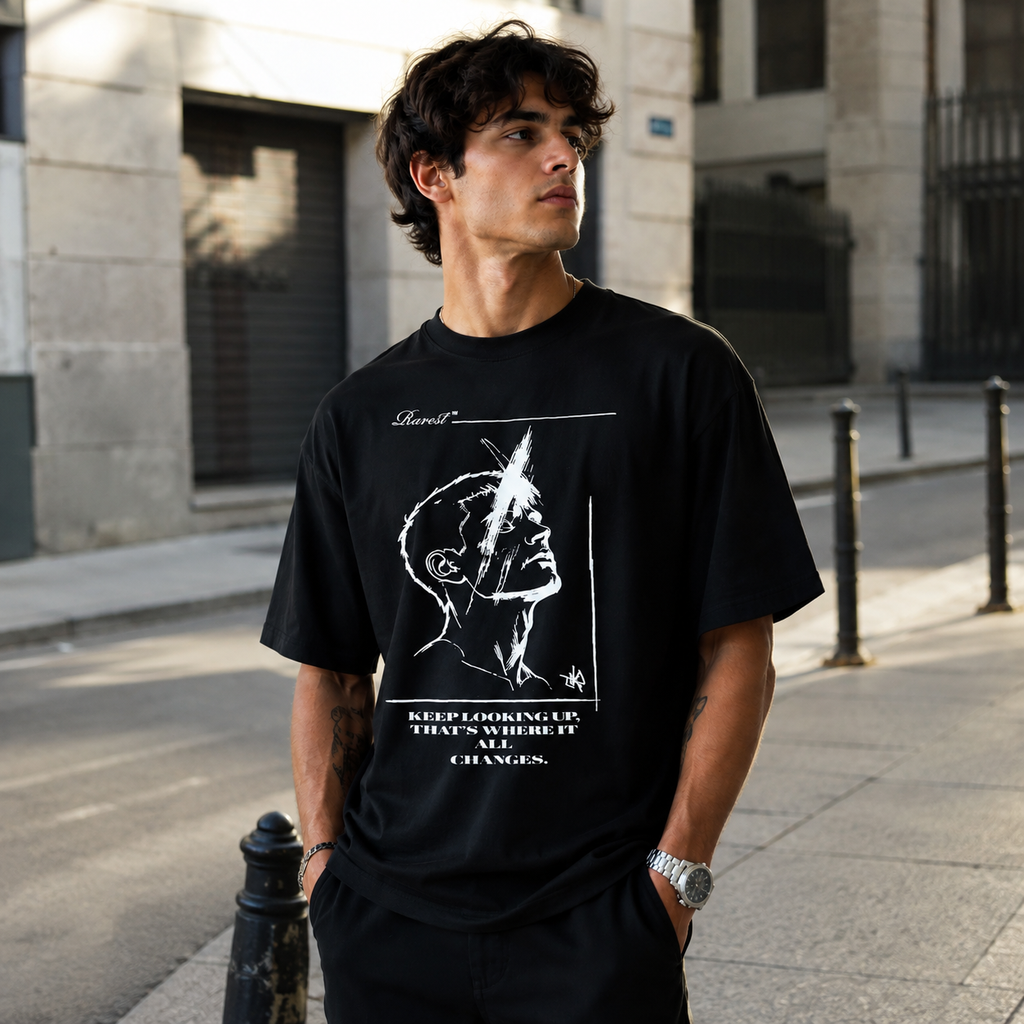 (Unisex) The Statement Oversized Tee | 240 GSM Oversized T-Shirt