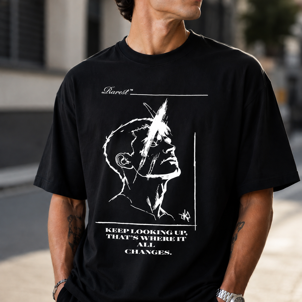 (Unisex) The Statement Oversized Tee | 240 GSM Oversized T-Shirt