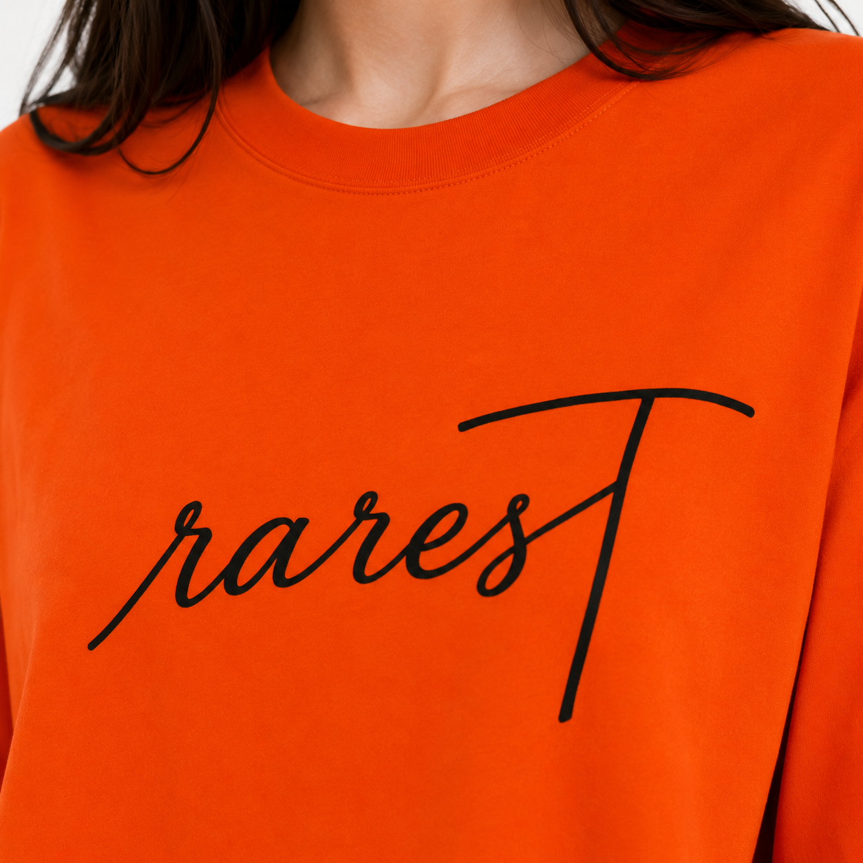 (Unisex) The Orange Oversized T-Shirt | 240 GSM