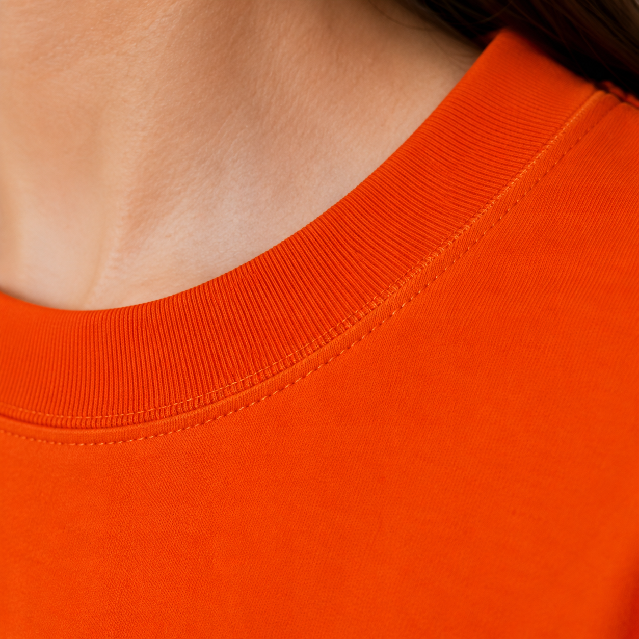 (Unisex) The Orange Oversized T-Shirt | 240 GSM